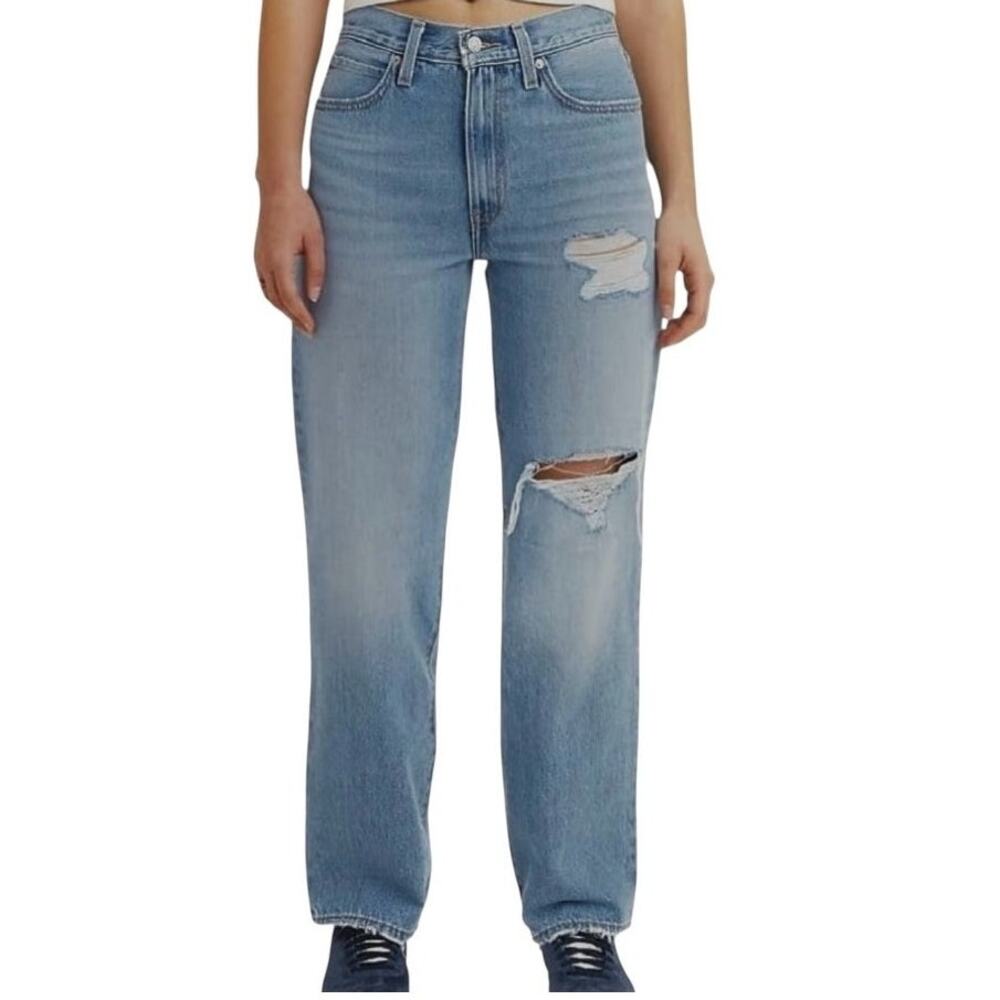 Levi's 30 '94 Baggy mid rise straight leg distressed jean J2 2753